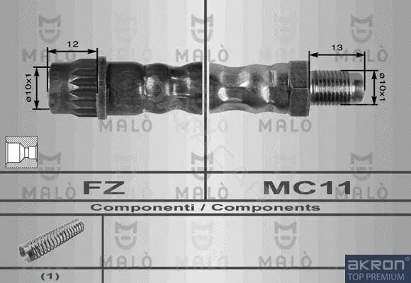 Тормозные шланги MALO 8570