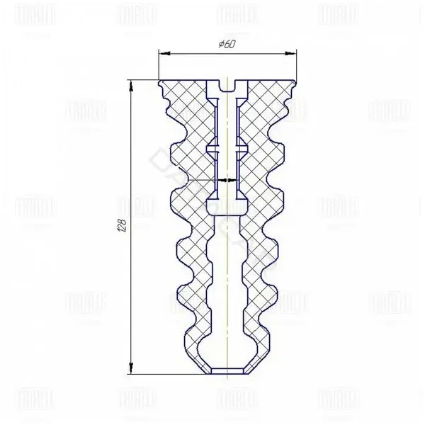 Крепление глушителя TRIALLI BC0157