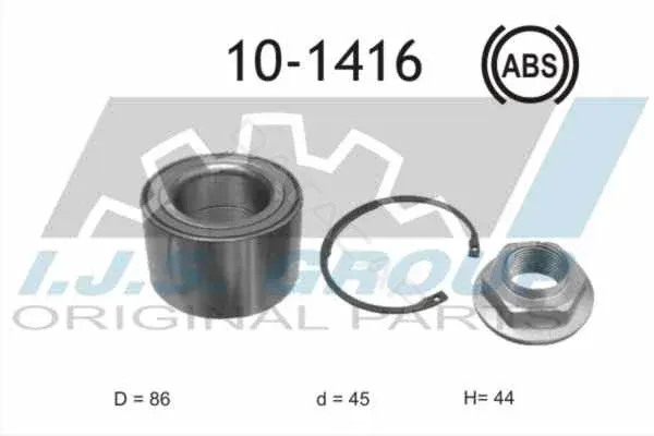 Подшипник ступицы IJS GROUP 10-1416
