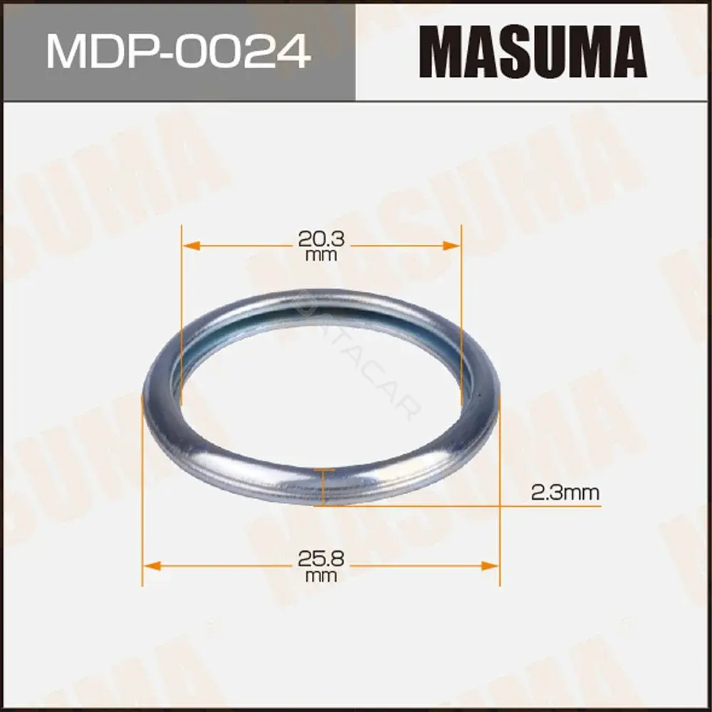 Сальник коленвала MASUMA MDP-0024