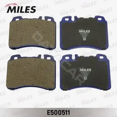 Тормозные колодки MILES E500511