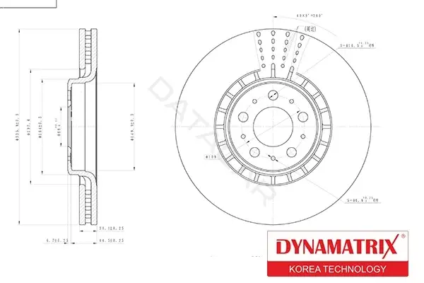 Тормозные диски DYNAMATRIX DBD1371