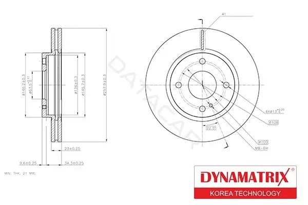 Тормозные диски DYNAMATRIX DBD1740