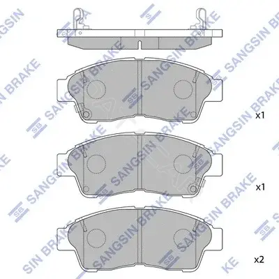 Тормозные колодки Hi-Q SP1110