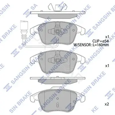 Тормозные колодки Hi-Q SP2264