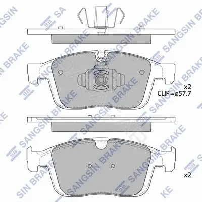 Тормозные колодки Hi-Q SP4025