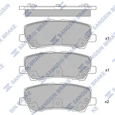 Тормозные колодки Hi-Q SP4068