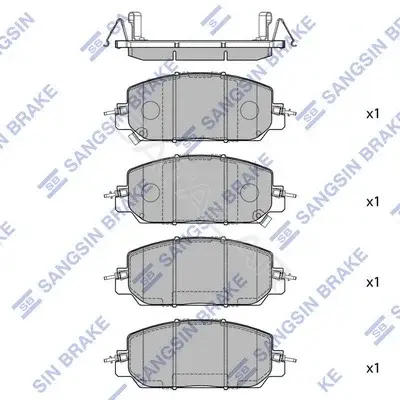 Тормозные колодки Hi-Q SP4176
