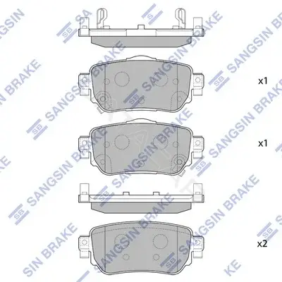 Тормозные колодки Hi-Q SP4140(SD)
