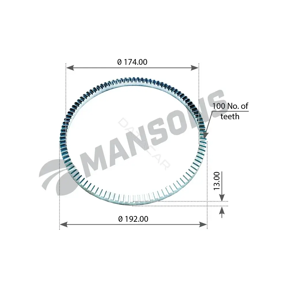 Датчик АБС MANSONS 100.067