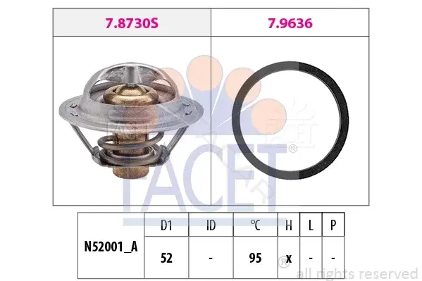 Термостат FACET 7.8730
