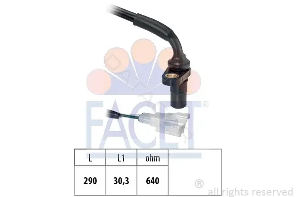 Датчик коленвала FACET 9.0465