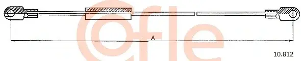 Трос ручника COFLE/TELCO 92.10.812