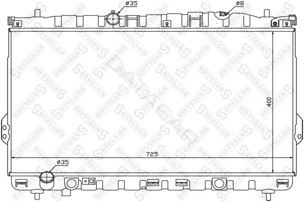 Радиатор охлаждения STELLOX 10-26537-SX
