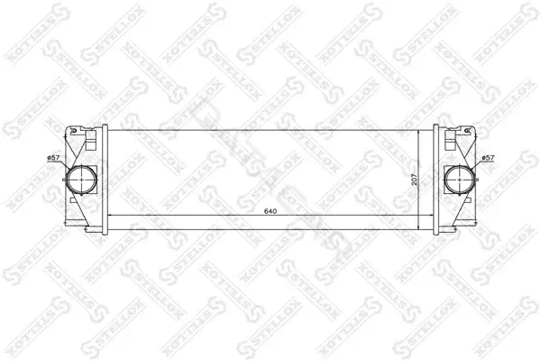 Интеркулер STELLOX 10-40206-SX