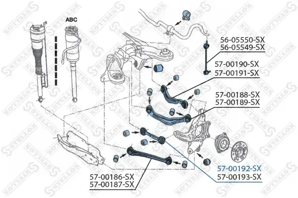 Рычаги STELLOX 57-00192-SX