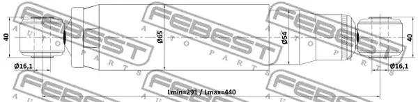 Амортизаторы FEBEST 25110-002R