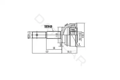 Шрус AYWIPARTS AW1510095A