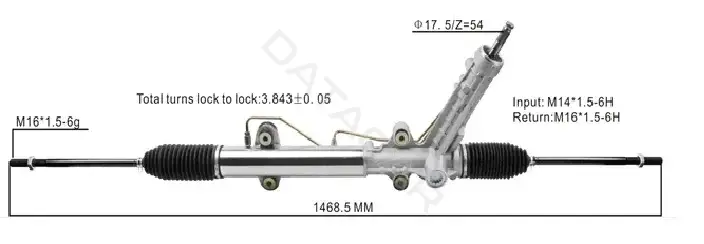 Рулевая рейка M-TEX MTRR10004
