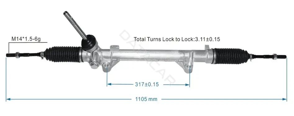 Рулевая рейка M-TEX MTRR10013