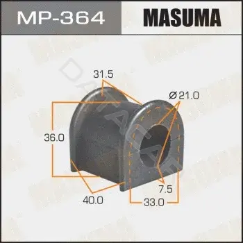 Втулки стабилизатора MASUMA MP-364