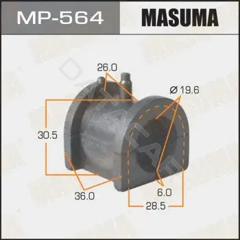Втулки стабилизатора MASUMA MP-564