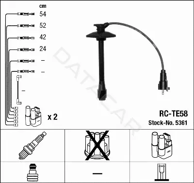 Высоковольтные провода NGK 5361