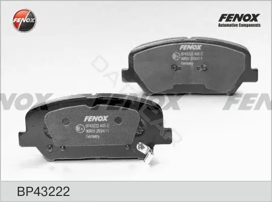 Тормозные колодки FENOX BP43222
