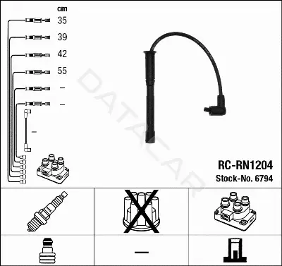 Высоковольтные провода NGK 6794