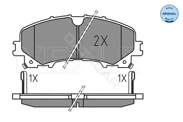Тормозные колодки MEYLE 0252211716