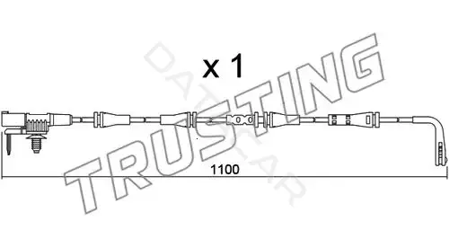 Датчик износа тормозных колодок TRUSTING SU.358
