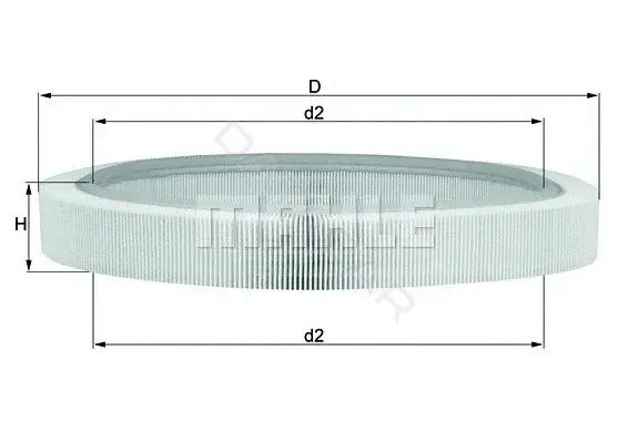 Воздушный фильтр KNECHT/MAHLE LX61