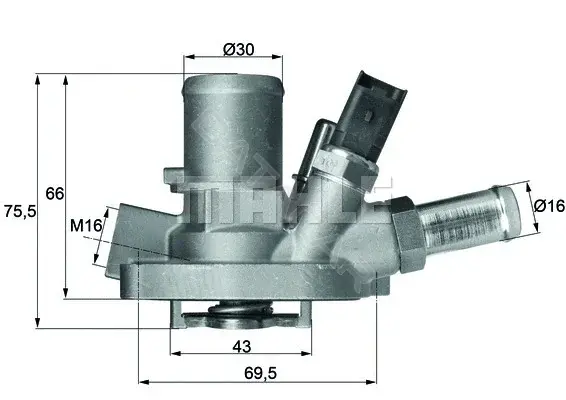 Термостат KNECHT/MAHLE TI14780