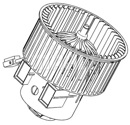 Моторчик печки KNECHT/MAHLE AB116000P
