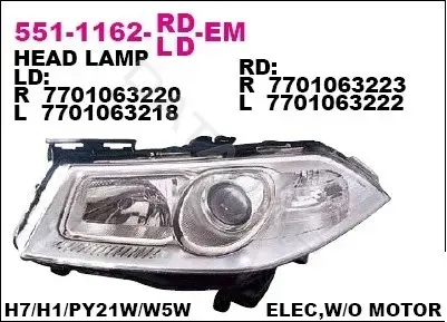 Фары DEPO 551-1162R-LD-EM