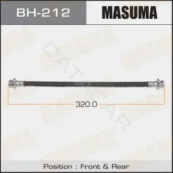 Тормозные шланги MASUMA BH-212