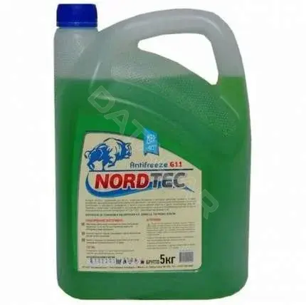 Антифриз NORDTEC NORDTECANTIFREEZEGreenG111,5LConcetrate