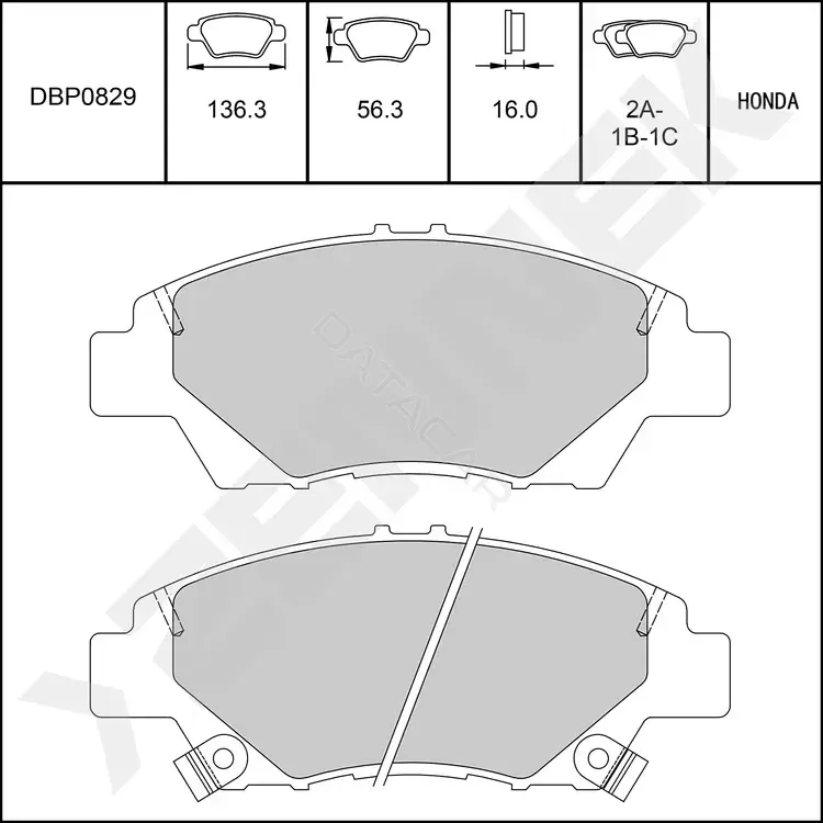 Тормозные колодки ZENNEK DBP0829