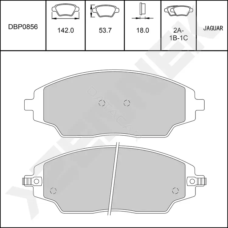 Тормозные колодки ZENNEK DBP0856
