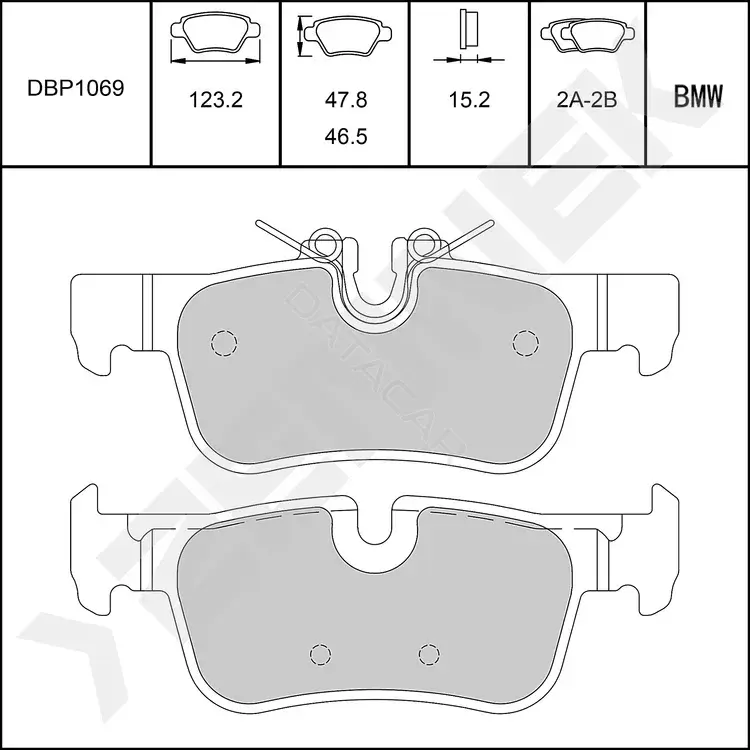 Тормозные колодки ZENNEK DBP1069