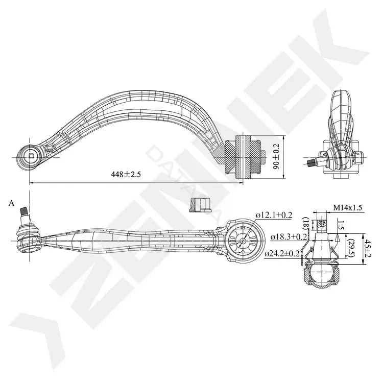 Рычаги ZENNEK DCA0353