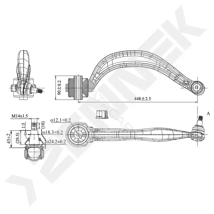 Рычаги ZENNEK DCA0354