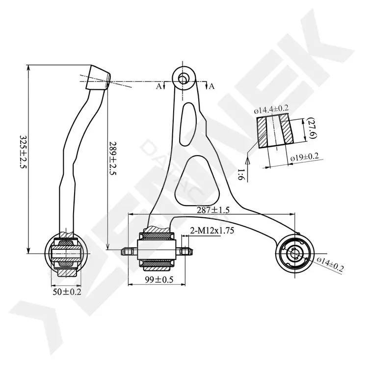 Рычаги ZENNEK DCA0377