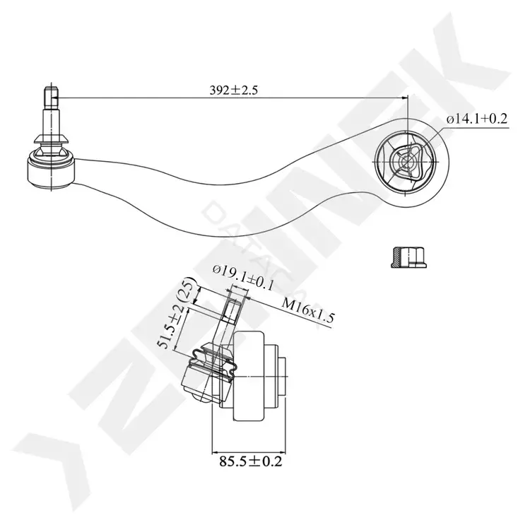 Рычаги ZENNEK DCA0388