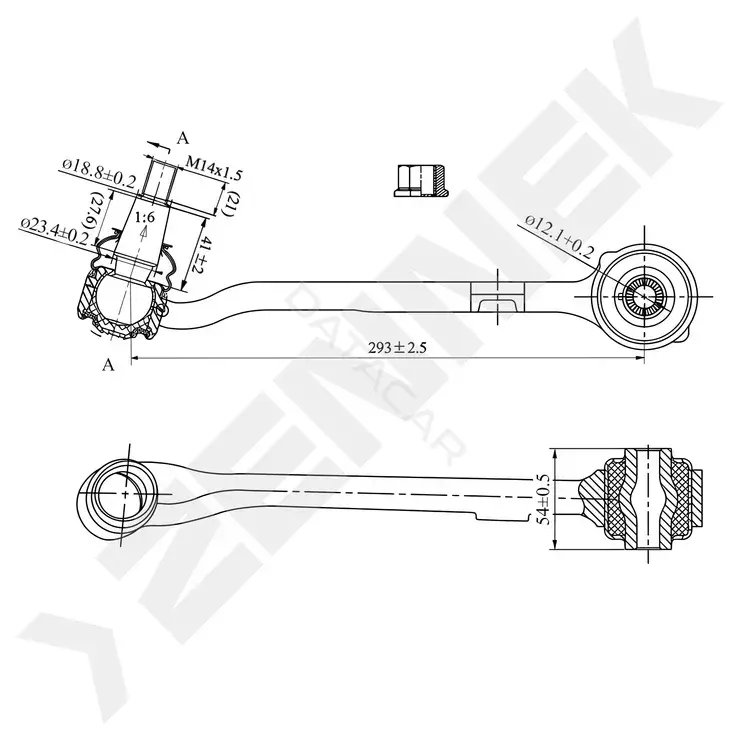 Рычаги ZENNEK DCA0402