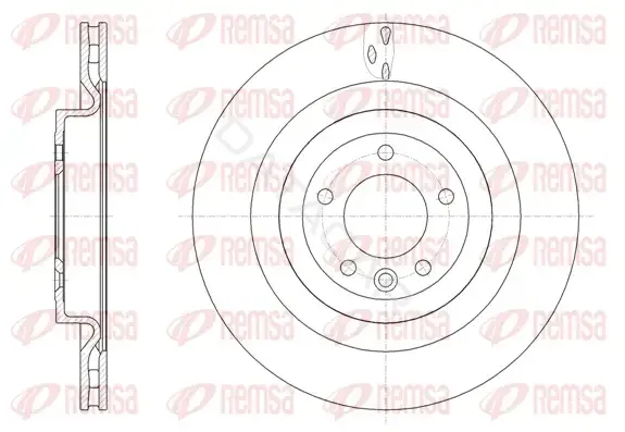 Тормозные диски REMSA 61612.10