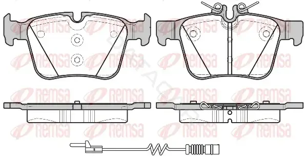 Тормозные колодки REMSA 1516.20