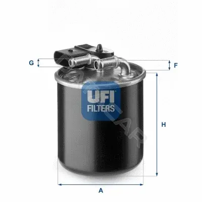 Топливный фильтр UFI 24.150.00