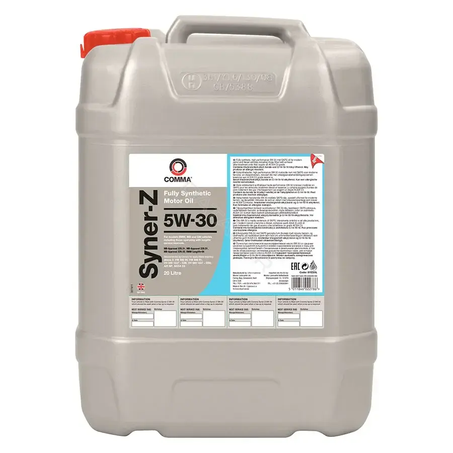 Масло моторное Comma SYZ20L