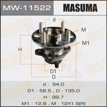 Подшипник ступицы MASUMA MW-11522